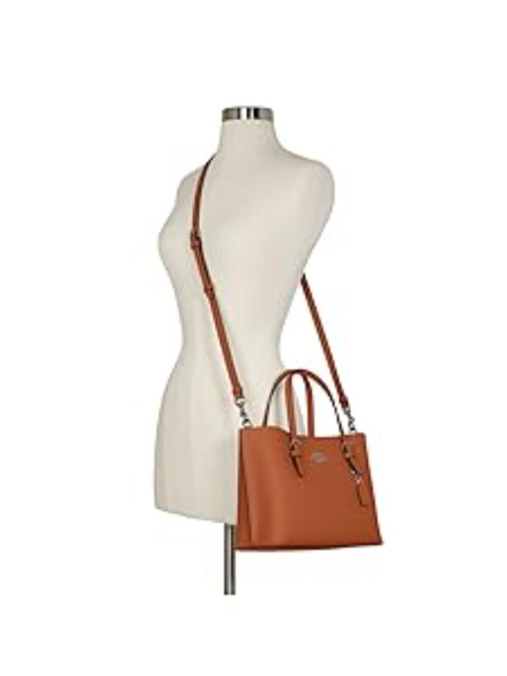 #204 NWT - Coach Mini Mollie Tote 25 Crossbody Bag (Ginger) - Picture 7 of 14